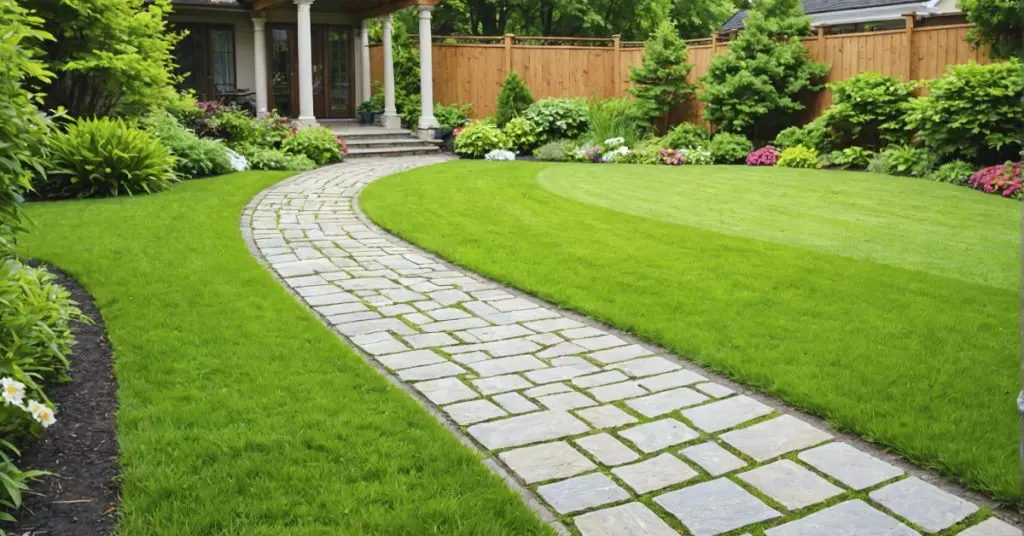 nice lawn and shrubs, lawn care in Harding NJ
