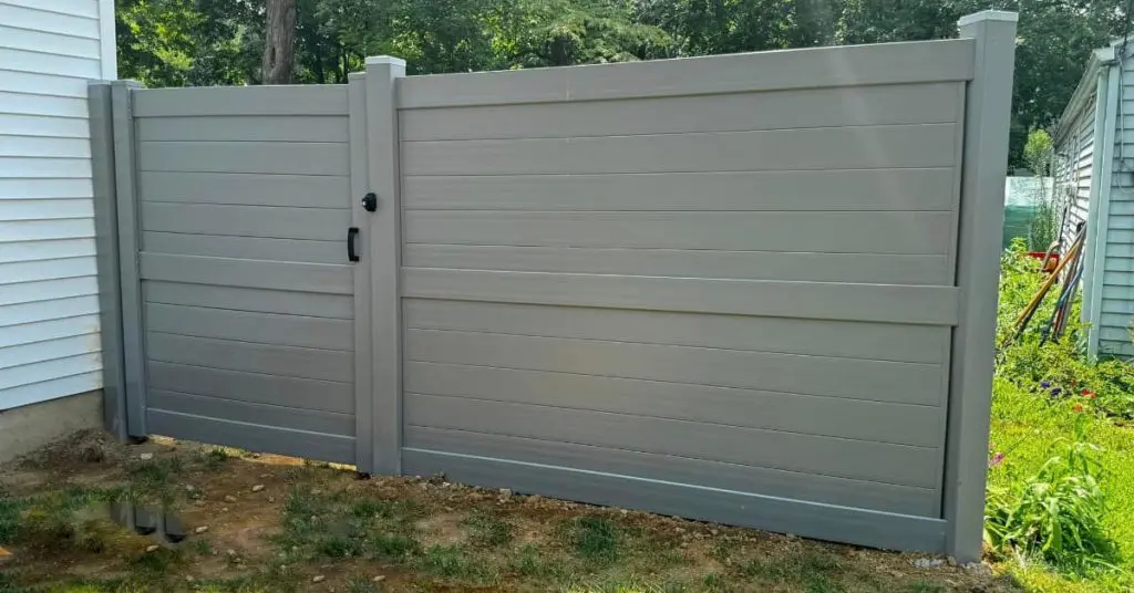 fence opening door
