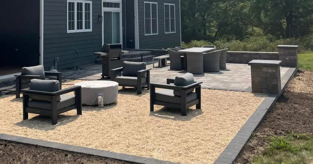 pavers and stone patio concept for NJ Outdoor Living: Patio and Deck Design Ideas