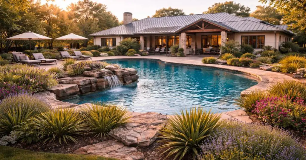 texas style pool landscaping ideas for nj homes