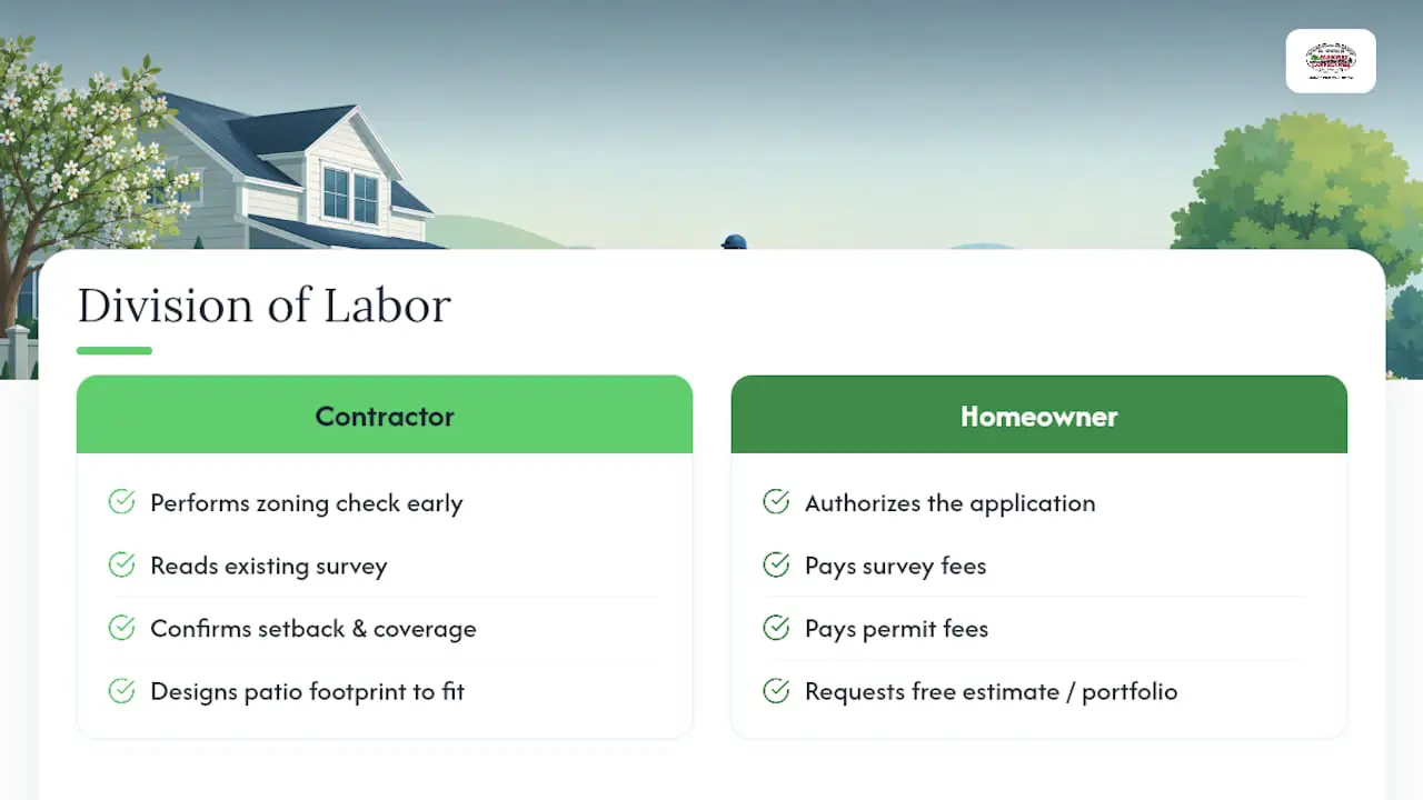 How a Local Contractor Handles Setbacks and Approvals — overview diagram
