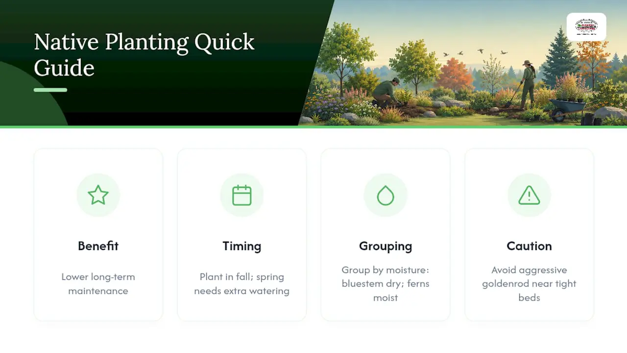 Native Plant Selection for New Jersey Landscapes — overview diagram