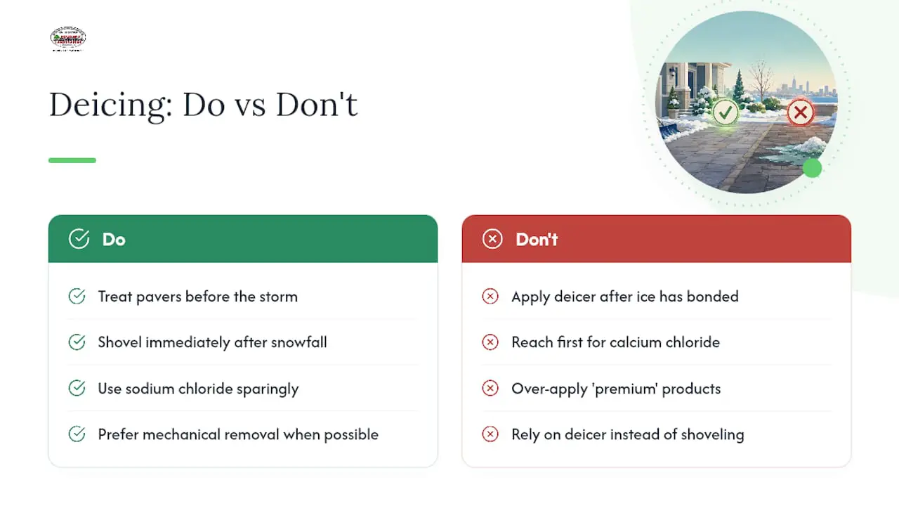 Why Most Homeowners Get Deicing Backwards — overview diagram