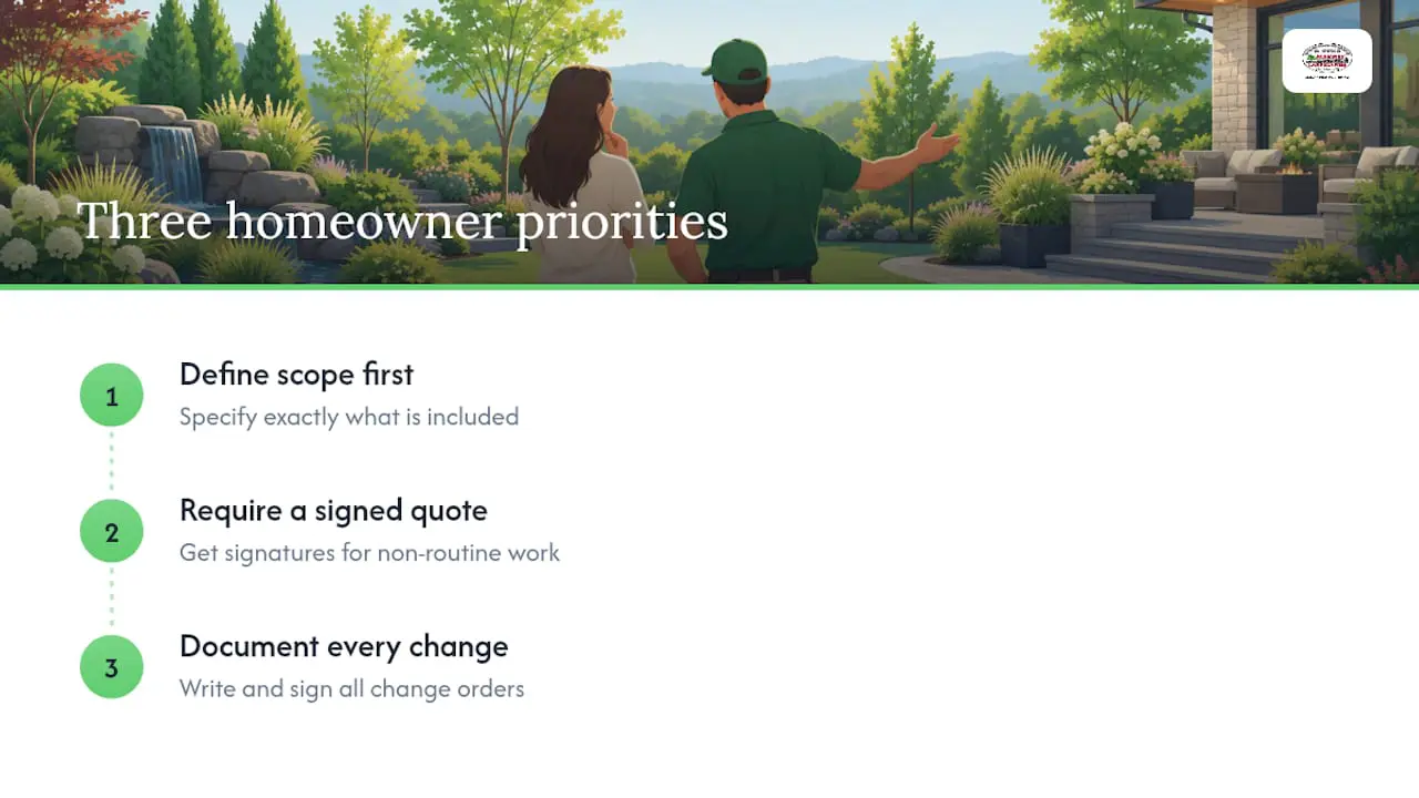 Three Priorities Every Homeowner Should Follow — overview diagram