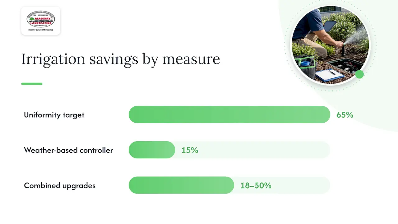 Irrigation efficiency: the fastest lever for lower bills — overview diagram