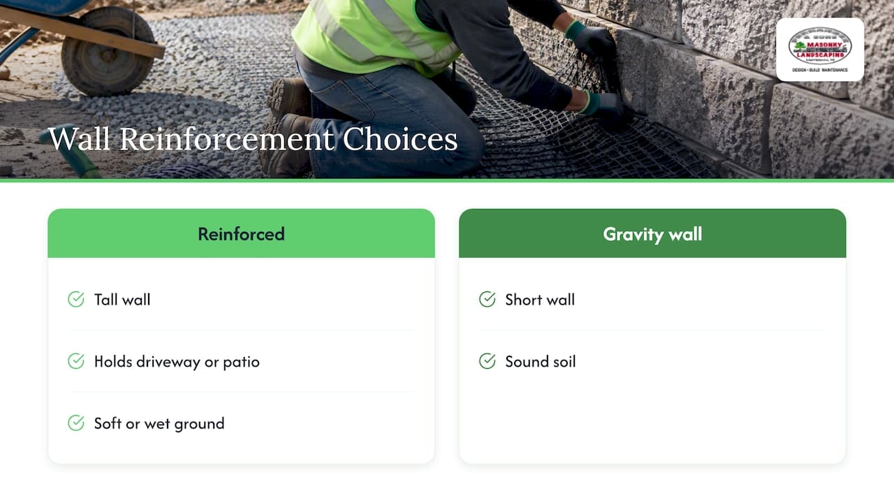 Our Perspective on Reinforced Retaining Walls — overview diagram